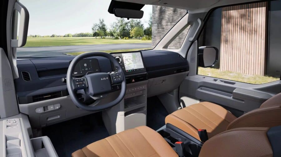 Leasing Coches Kia PV5 Passenger L2 H1 LR Plus Steel Gray, Aurora Black