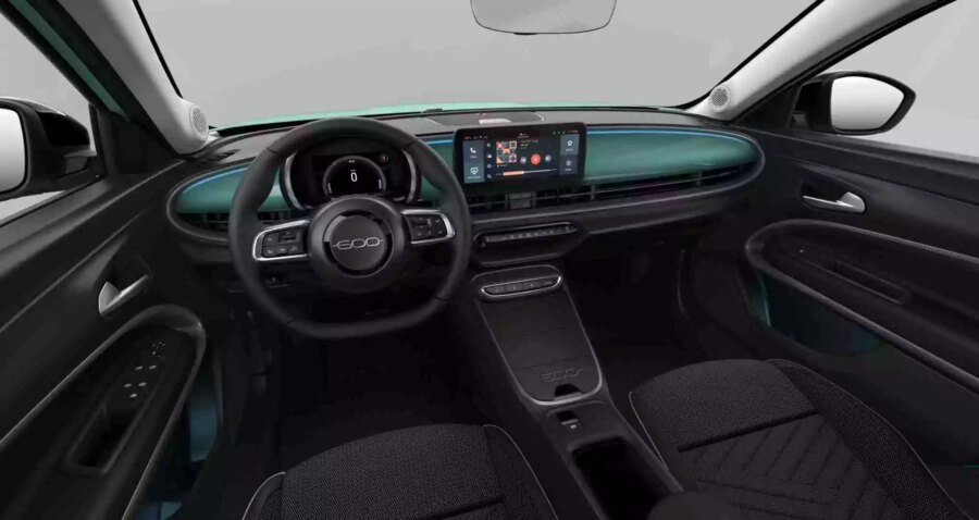 Leasing Coches Fiat 600 1.2 MHEV ICON DDCT Azul Ottanio, Negro, Blanco