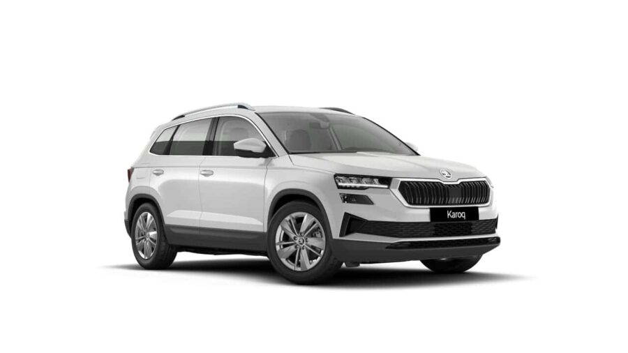 Leasing Coches Skoda Karoq 2.0 TDI DSG Selection Blanco luna