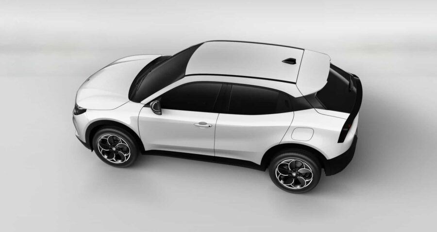 Leasing Coches Alfa Romeo Junior Elettrica Blanco, Negro