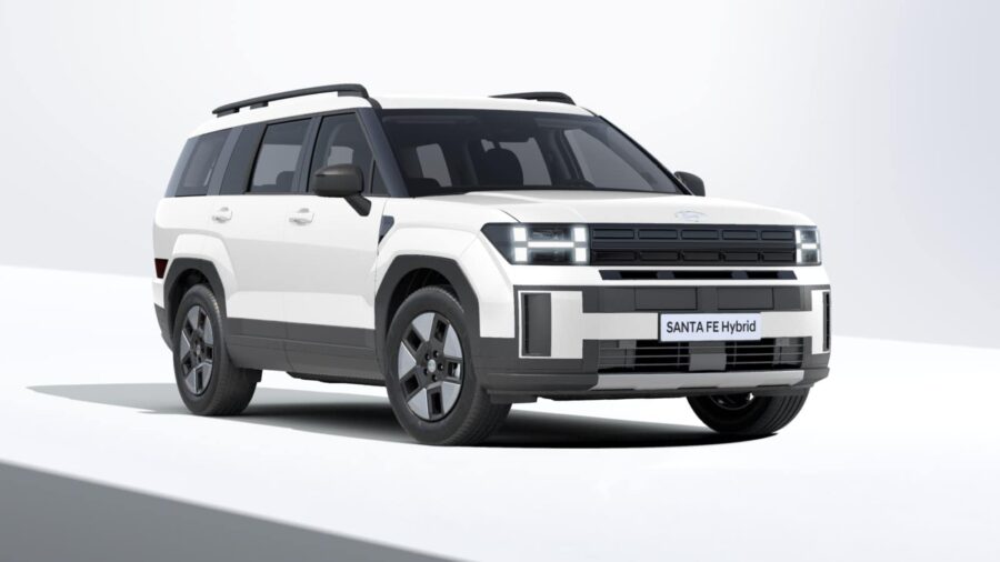 Leasing Coches Hyundai Santa Fe 1.6T HEV 4X2 AT Maxx White Cream