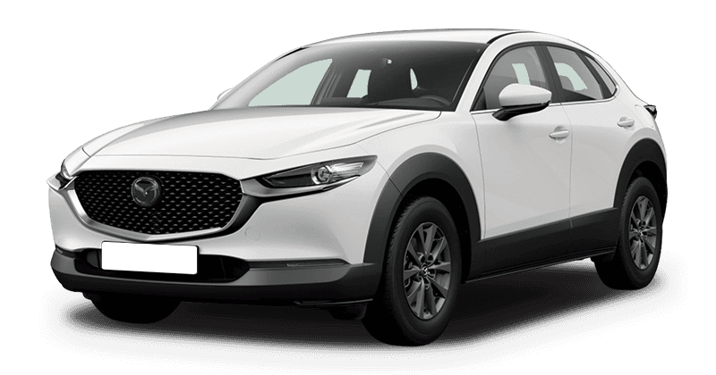 Leasing Coches Mazda CX-30-2.5 e-Skyactiv G MHEV AT Prime-Line Artic White