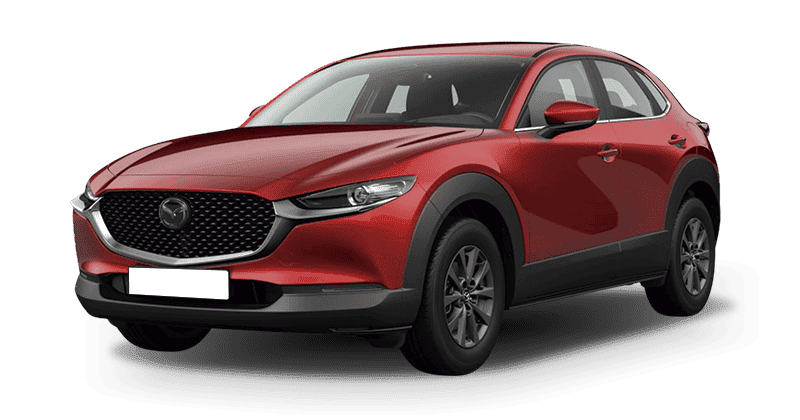 Leasing Coches Mazda CX-30-2.5 e-Skyactiv G MHEV MT Prime-Line Crystal Soul Red