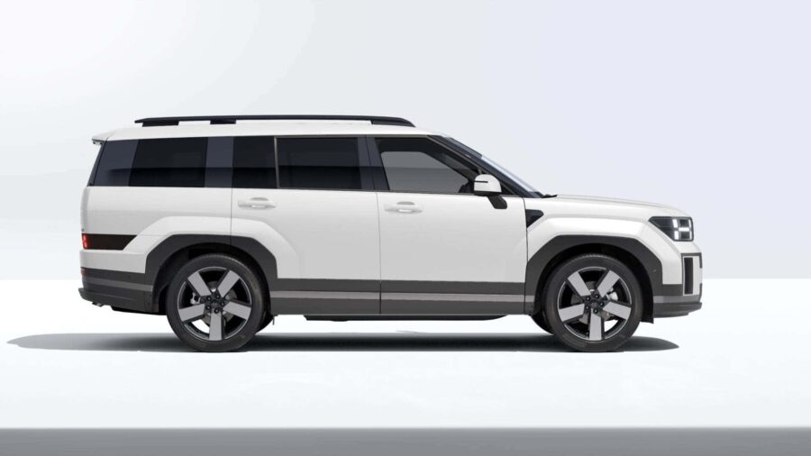 Leasing Coches Hyundai Santa Fe 1.6T HEV 4X2 AT Tecno Cream White