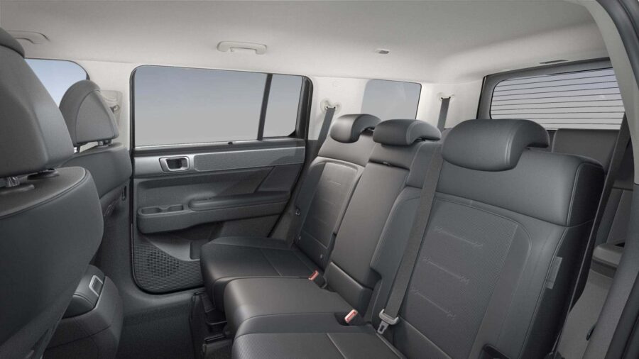 Leasing Coches Hyundai Santa Fe 1.6T HEV 4X2 AT Tecno Cream White