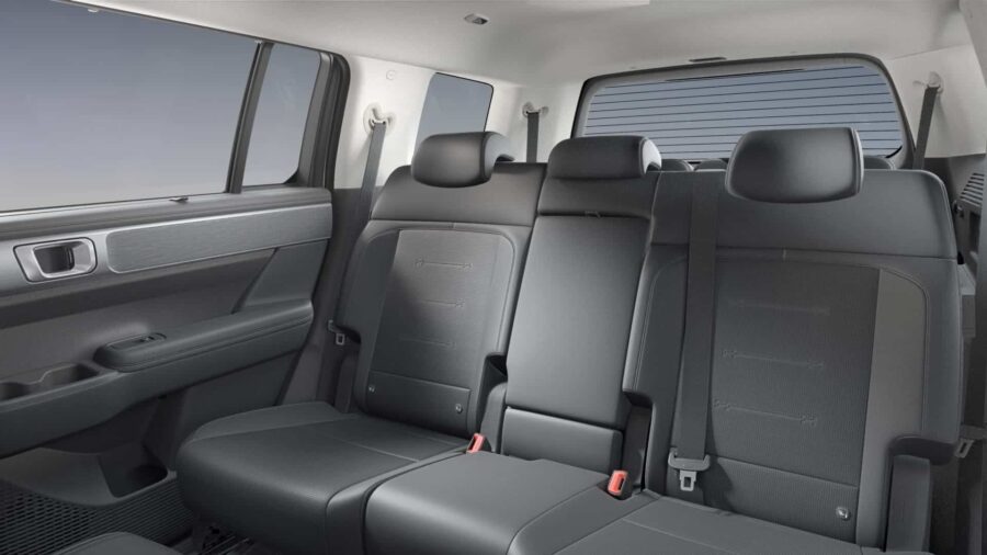 Leasing Coches Hyundai Santa Fe 1.6T HEV 4X2 AT Tecno Cream White