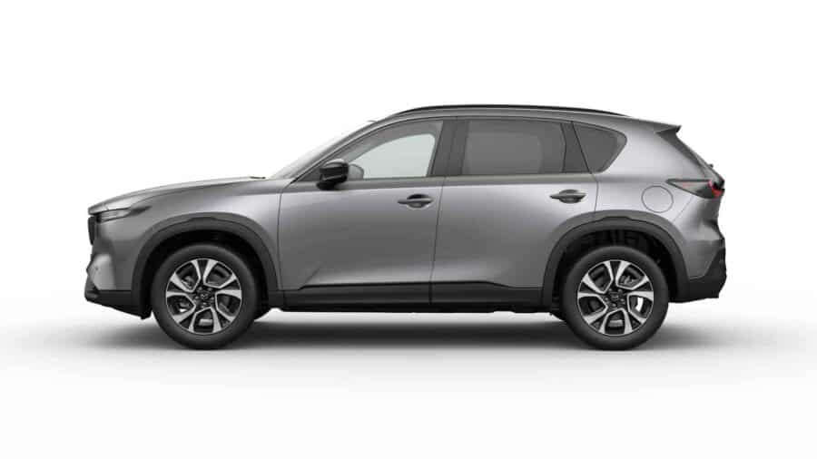 Leasing Coches Mazda CX-5 2.5 e-Skyactiv-G MHEV FWD Aut. Centre-Line Machine Gray, Soul Red Crystal