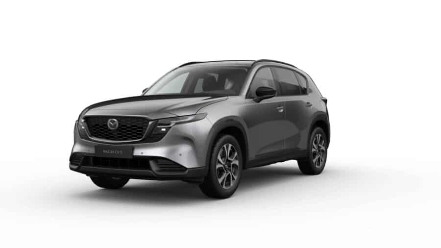 Leasing Coches Mazda CX-5 2.5 e-Skyactiv-G MHEV FWD Aut. Centre-Line Machine Gray, Soul Red Crystal