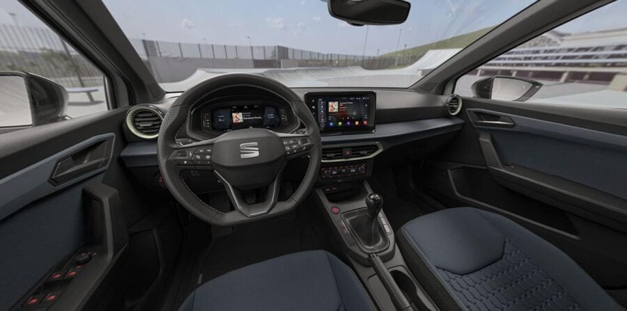 Leasing Coches Seat Ibiza 1.0 TSI 85kW Style+ Azul Fiord, Blanco