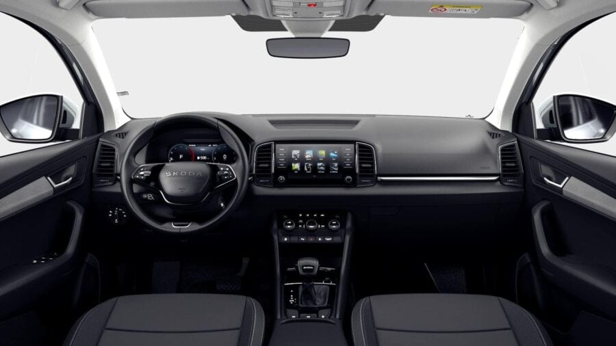 Leasing Coches Skoda Karoq 2.0 TDI DSG Selection Blanco luna