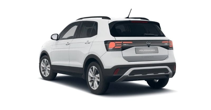 Leasing Coches Volkswagen T-Cross 1.0 TSI Man. Más Blanco, Negro