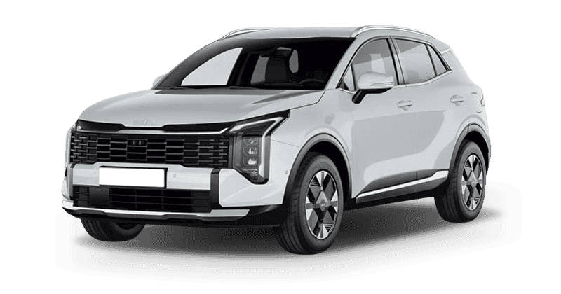 Leasing Coches Kia Sportage-1.6 T-GDi HEV 176kW Drive 4×2 Cassa White, Lunar Silver