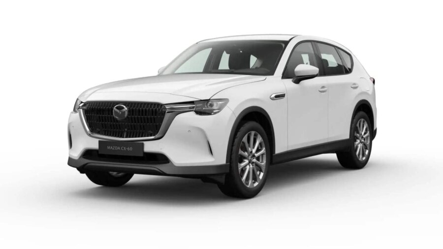 Leasing Coches Mazda CX-60 3.3 e-Skyactiv D MHEV 147kW 8AT RWD Exclusive Line Artic White