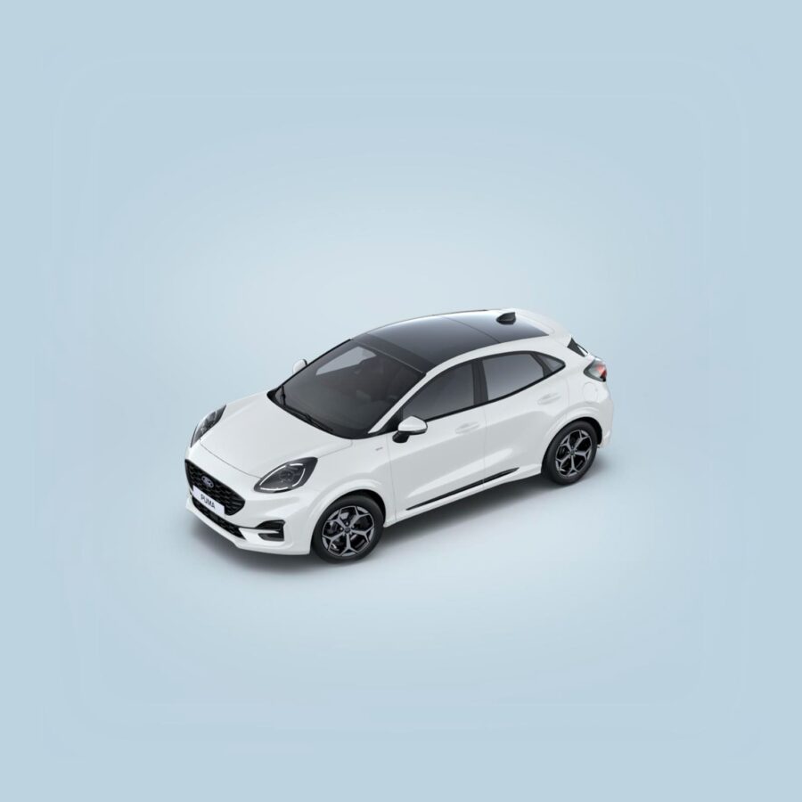 Leasing Coches Ford Puma 1.0 EcoBoost MHEV ST-Line Blanco, Gris Cactus