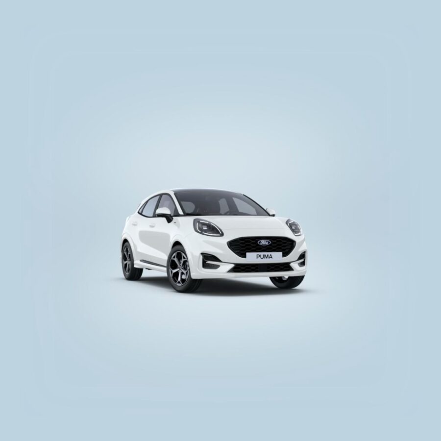 Leasing Coches Ford Puma 1.0 EcoBoost MHEV ST-Line Blanco, Gris Cactus