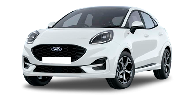 Leasing Coches Ford Puma-1.0 EcoBoost MHEV ST-Line Blanco, Gris Cactus
