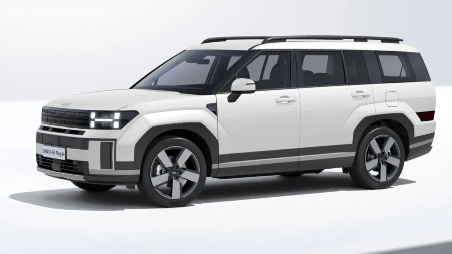 Leasing Coches Hyundai Santa Fe 1.6T PHEV 4X4 AT Maxx White Cream