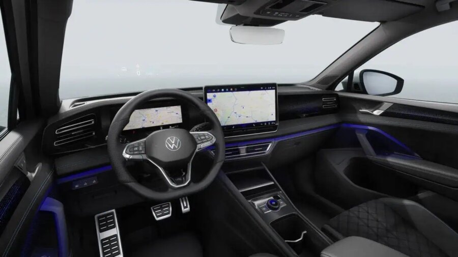 Leasing Coches Volkswagen Tiguan 2.0 TDI DSG R-Line Gris Delfin
