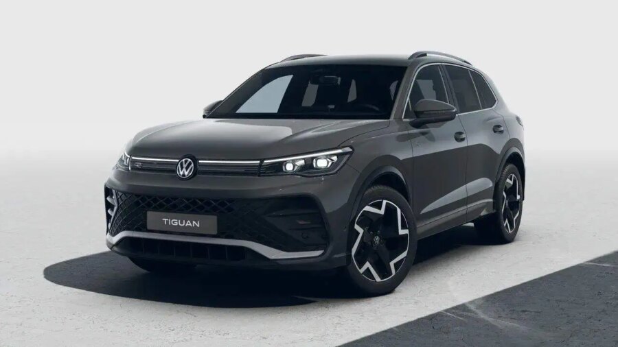 Leasing Coches Volkswagen Tiguan 2.0 TDI DSG R-Line Gris Delfin