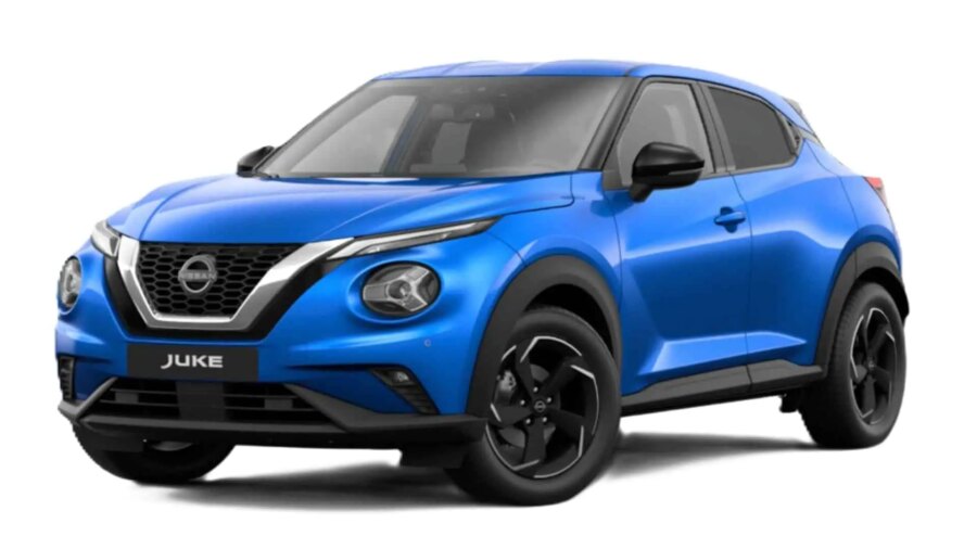 Leasing Coches Nissan Juke 1.0 DIG-T Acenta Magnetic Blue, Sapporo White