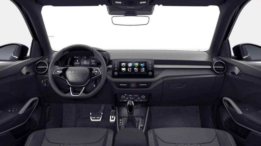 Leasing Coches Skoda Fabia 1.5 TSI DSG Plus Negro Magico Efecto Perla, Blanco Candy
