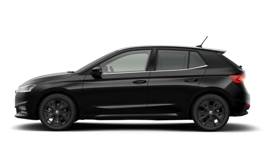 Leasing Coches Skoda Fabia 1.5 TSI DSG Plus Negro Magico Efecto Perla, Blanco Candy