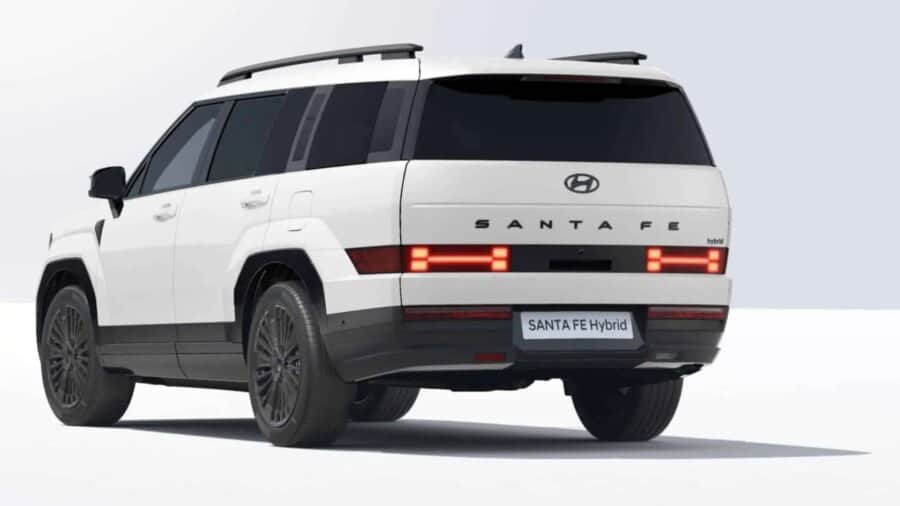 Leasing Coches Hyundai Santa Fe 1.6 TGDi HEV 4X4 AT Calligraphy Creamy White