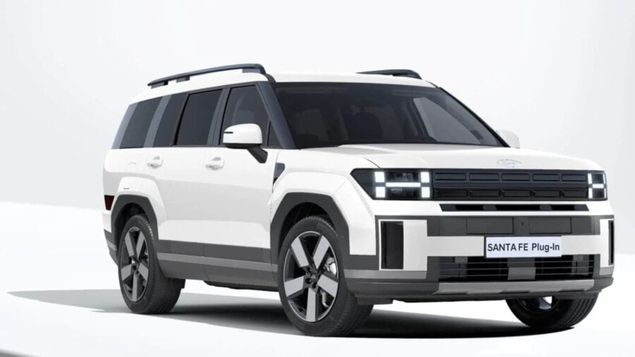 Leasing Coches Hyundai Santa Fe 1.6 TGDi PHEV 4X4 AT Style Creamy White