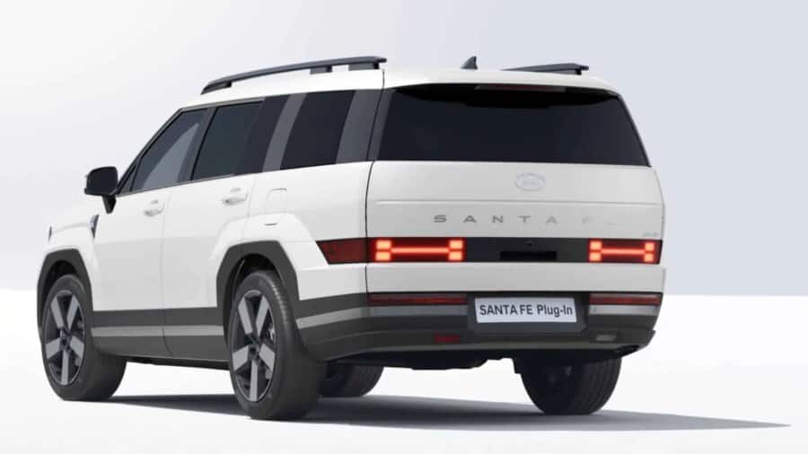 Leasing Coches Hyundai Santa Fe 1.6 TGDi PHEV 4X4 AT Style Creamy White
