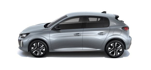 Leasing Coches Peugeot 208 Allure Gasolina 100 S&S 6 Vel. Man Gris Artense, Gris Selenium