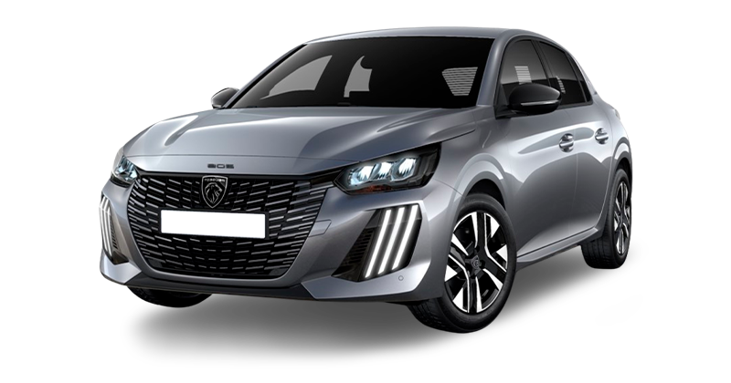 Leasing Coches Peugeot 208-Allure Gasolina 100 S&S 6 Vel. Man Gris Artense, Gris Selenium