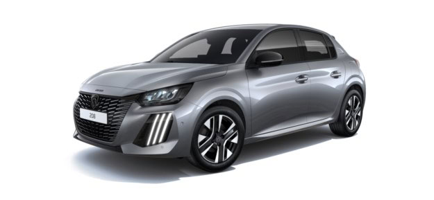 Leasing Coches Peugeot 208 Allure Gasolina 100 S&S 6 Vel. Man Gris Artense, Gris Selenium