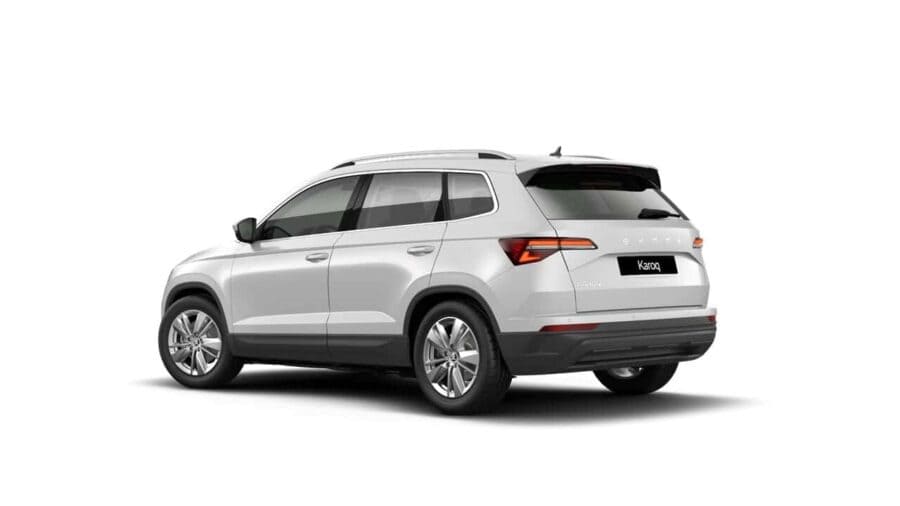 Leasing Coches Skoda Karoq 2.0 TDi DSG Selection 4×4 Blanco Luna, Gris Graphite