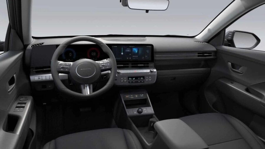Leasing Coches Hyundai Kona HEV 1.6 GDi DT Maxx Atlas White, Ecotronic Gray