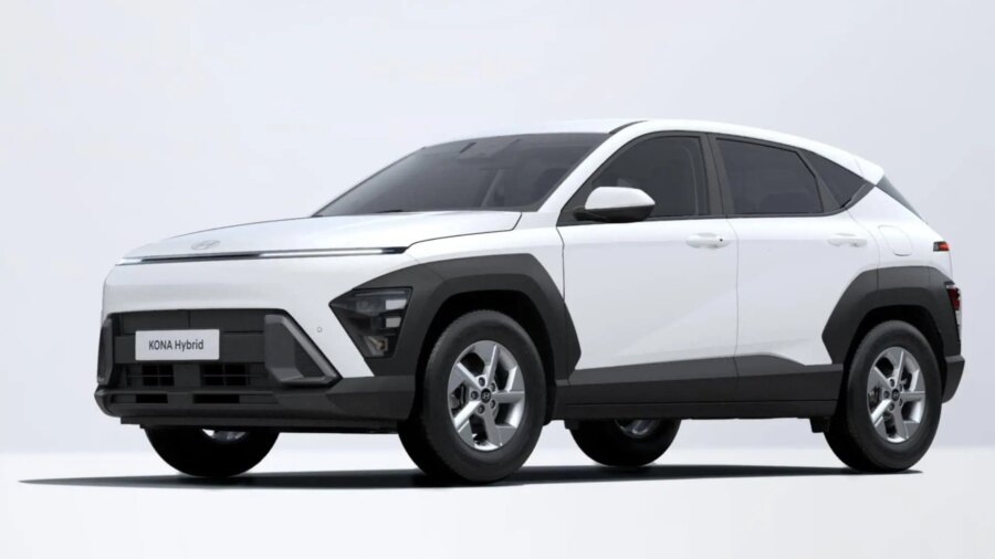 Leasing Coches Hyundai Kona HEV 1.6 GDi DT Maxx Atlas White, Ecotronic Gray