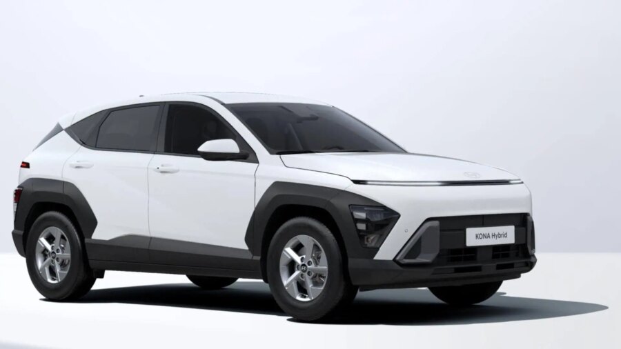 Leasing Coches Hyundai Kona HEV 1.6 GDi DT Maxx Atlas White, Ecotronic Gray