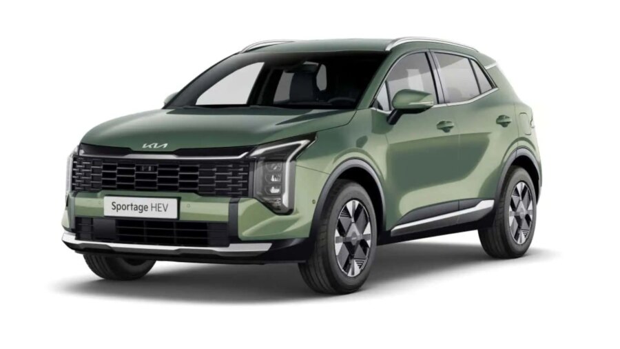 Leasing Coches Kia Sportage 1.6 T-GDi HEV Drive 4×2 Experience Green, Cassa White, Deluxe White, Black Pearl, Lunar Silver, Dark Penta Metal
