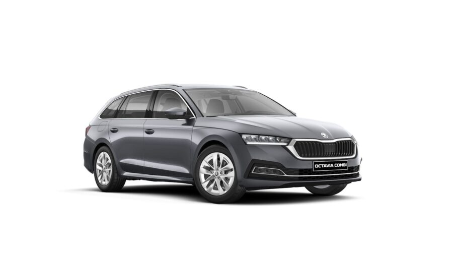 Leasing Coches Skoda OCTAVIA Combi 2.0 TDI DSG Selection Gris Graphito, Blanco Luna