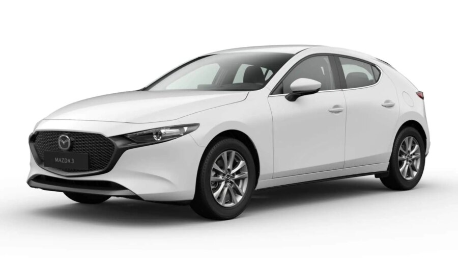 Leasing Coches Mazda 3 e-SKYACTIV Automático Prime-Line Arctic White