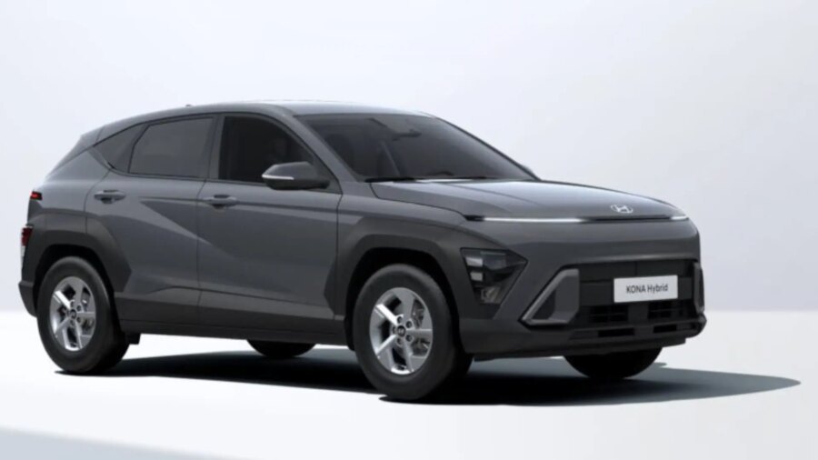 Leasing Coches Hyundai Kona HEV 1.6 GDi DT Maxx Ecotronic Gray, Atlas White