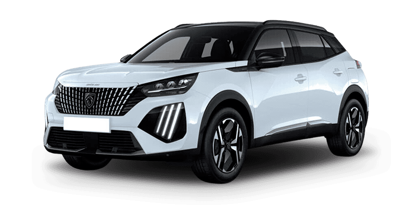 Leasing Coches Peugeot 2008-GT Hybrid 145 eDCS6 Blanco Okenite
