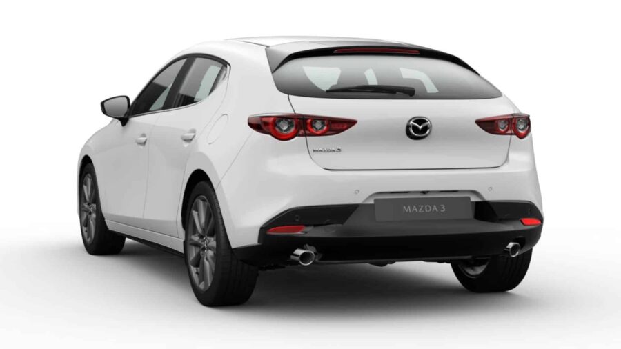 Leasing Coches Mazda 3 e-SKYACTIV Automático Centre-Line Arctic White