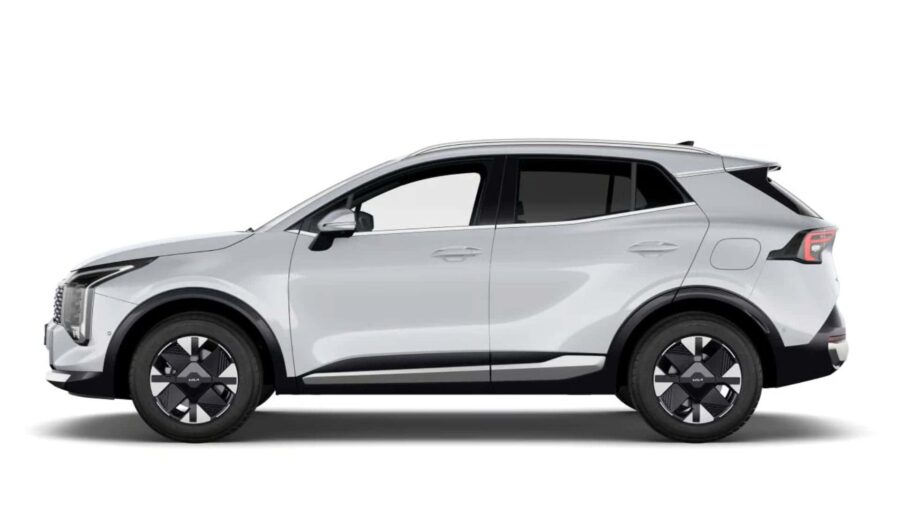 Leasing Coches Kia Sportage 1.6 T-GDi HEV Drive 4×2 Deluxe White, Lunar Silver, Dark Penta Metal