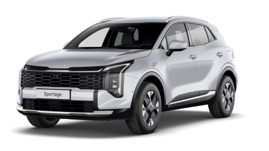 Leasing Coches Kia Sportage 1.6 T-GDi HEV Drive 4×2 Deluxe White, Lunar Silver, Dark Penta Metal