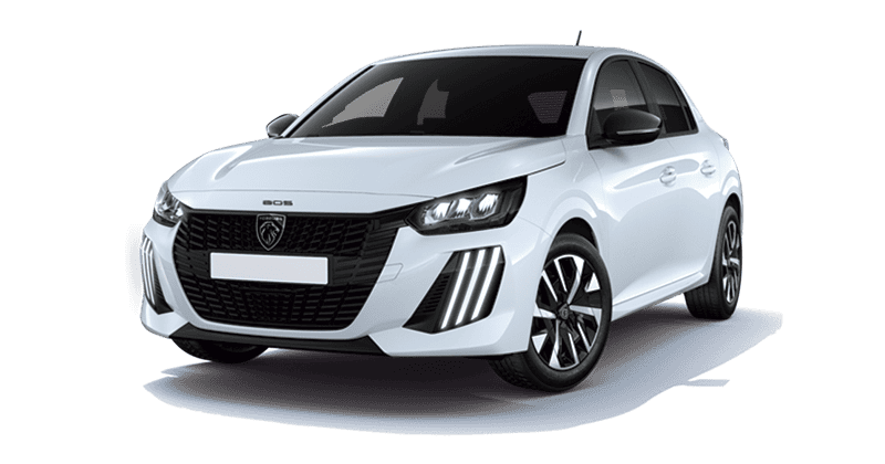 Leasing Coches Peugeot e208-Style Blanco Okenite