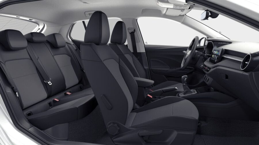 Leasing Coches Skoda Fabia 1.0 TSI DSG Selection Blanco Luna, Gris Graphite