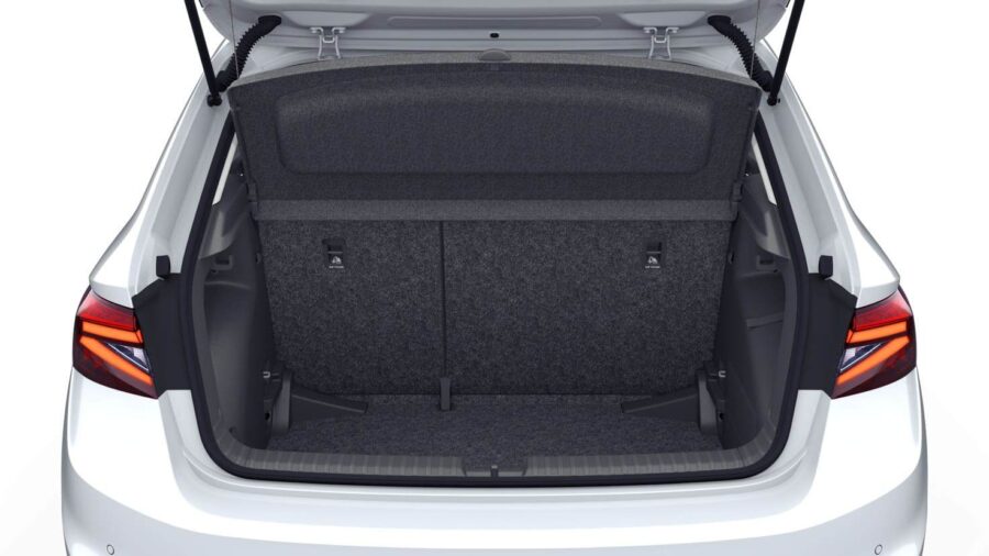 Leasing Coches Skoda Fabia 1.0 TSI DSG Selection Blanco Luna, Gris Graphite
