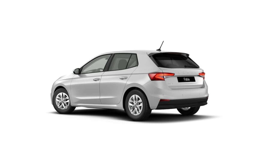 Leasing Coches Skoda Fabia 1.0 TSI DSG Selection Blanco Luna, Gris Graphite