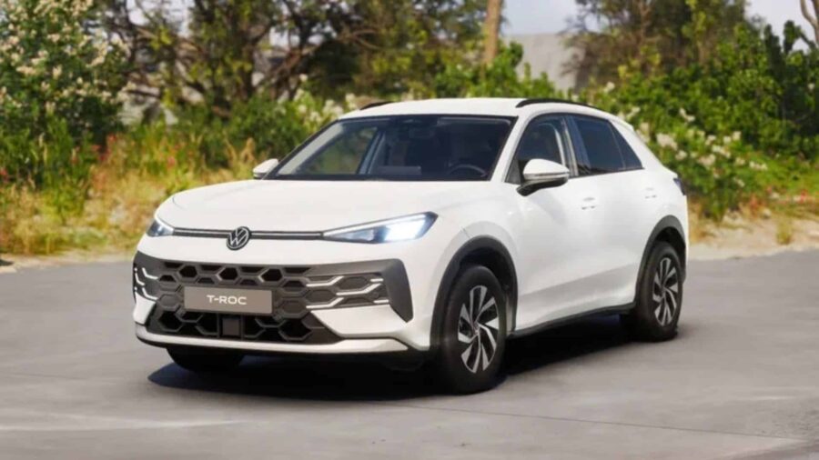 Leasing Coches Volkswagen T-Roc MATCH 1.5 eTSI 85kW DSG Blanco Punto, Gris Lobo