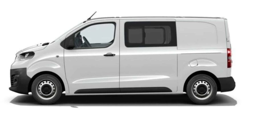 Leasing Coches Opel Vivaro Doble Cabina Plegable 1.5 BlueHDi 120 Kaolin White